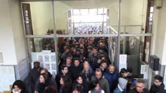 L'ingresso del Badoni all'Open Day