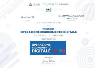 Premio “TIM Operazione Risorgimento Digitale”